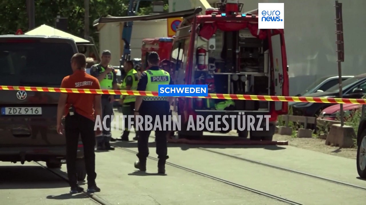 Achterbahn abgestürzt: 1 Tote und 9 Verletzte im Freizeitpark in Schweden