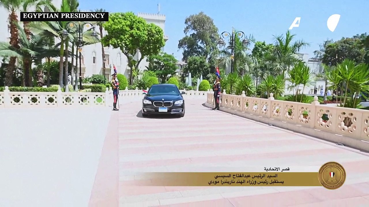 السيسي يستقبل مودي في أول زيارة لرئيس الوزراء الهندي إلى القاهرة