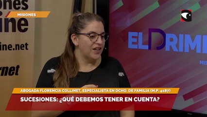 Florencia Collinet, abogada y especialista en derecho de familia (M.P. 4187), habló acerca de las sucesiones