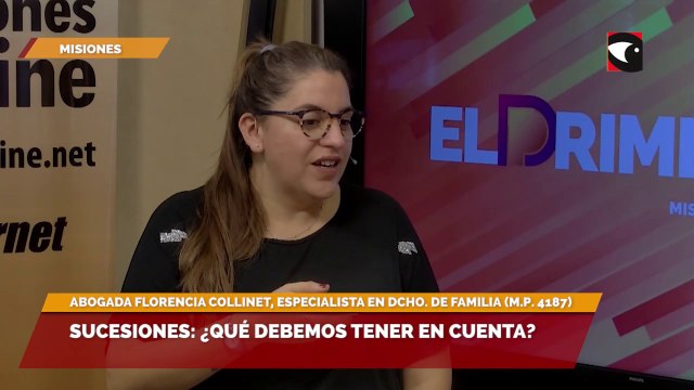 Florencia Collinet, abogada y especialista en derecho de familia (M.P. 4187), habló acerca de las sucesiones