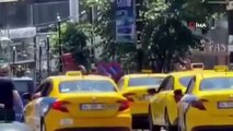 Lutte entre chauffeurs de taxi à Fatih