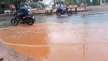 पत्रिका अलर्ट : बारिश के बाद शहर में जगह-जगह हुआ जल जमाव