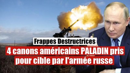 4 nouveaux canons américains PALADIN détruits par l'artillerie russe