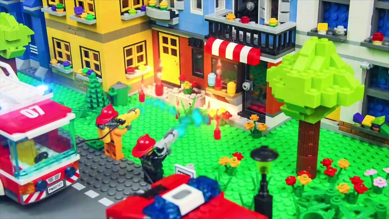 Fire Truck Stop Motion Film for Kids