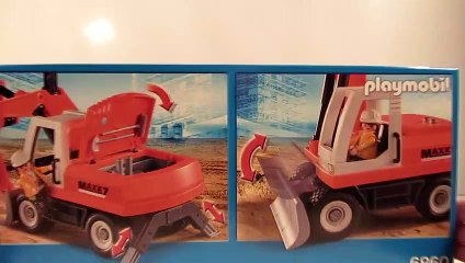 Schaufelbagger auf der Baustelle