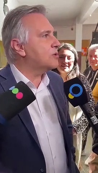 Vota Martín Llaryora, candidato a gobernador en Córdoba