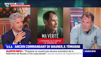 Marat Gabidullin, ancien membre de Wagner: "Evguéni Prigojine a une équipe de personnes fidèles, [...] ces personnes pourraient l'accompagner jusqu'au bout"