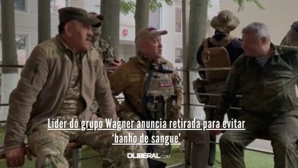 Líder do grupo Wagner anuncia retirada para evitar ‘banho de sangue’