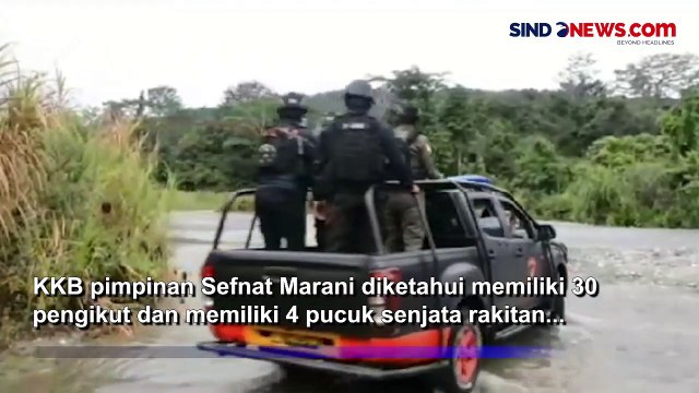 Satgas Damai Cartenz Gerebek Markas KKB dan Buru Pimpinan KKB Kepulauan Yapen