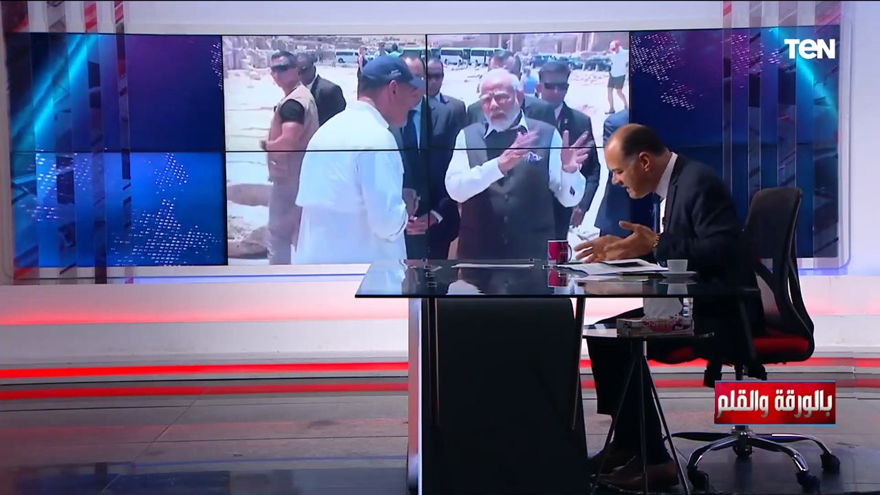 جولة رئيس وزراء الهند في الأهرامات ومسجد الحاكم بأمر الله ..  وتعليق قوي من الديهي
