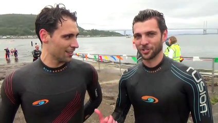 Inverness brothers Robbie More and Rory More record fastest time at Kessock Ferry Swim 2023