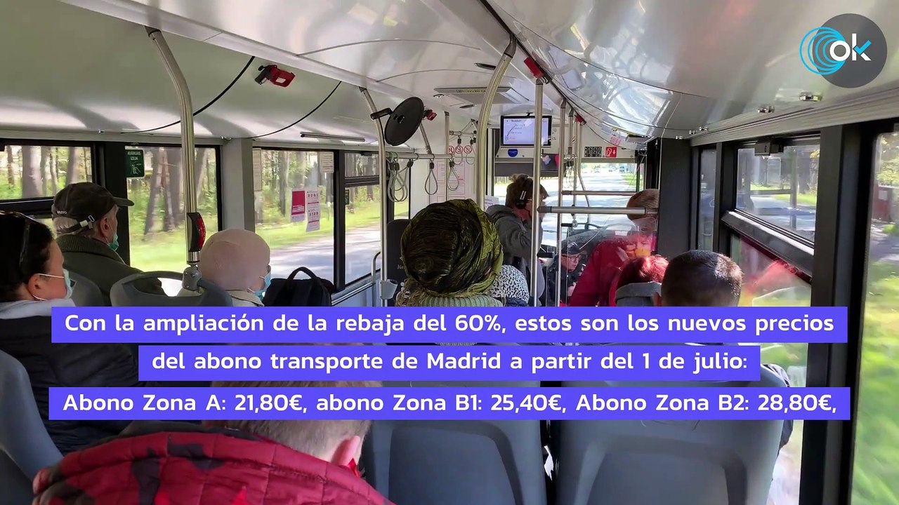 Buenísimas noticias esto va a costar el abono transporte de Madrid a partir de ahora