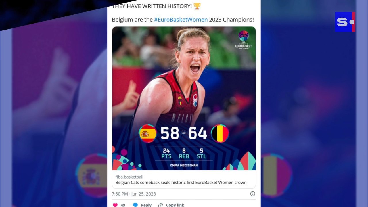 Les Belgian Cats sacrées championnes d’Europe après un incroyable comeback face à l’Espagne!