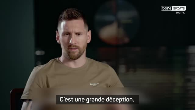 PSG - Messi : Une grande déception de ne pas avoir gagné la Ligue des champions avec Paris