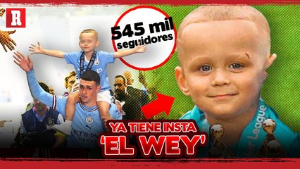 ¡SE HIZO CANON! PHIL FODEN COMPARTE INSTA DE SU HIJO, 'EL WEY'