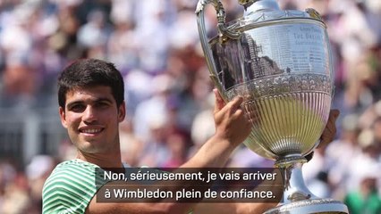 Queen's - Alcaraz : "Je vais arriver à Wimbledon plein de confiance"