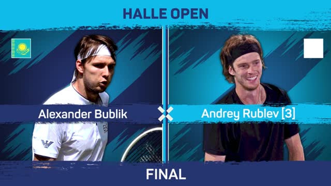 Alexander Bublik stuns Andrey Rublev to win Halle Open