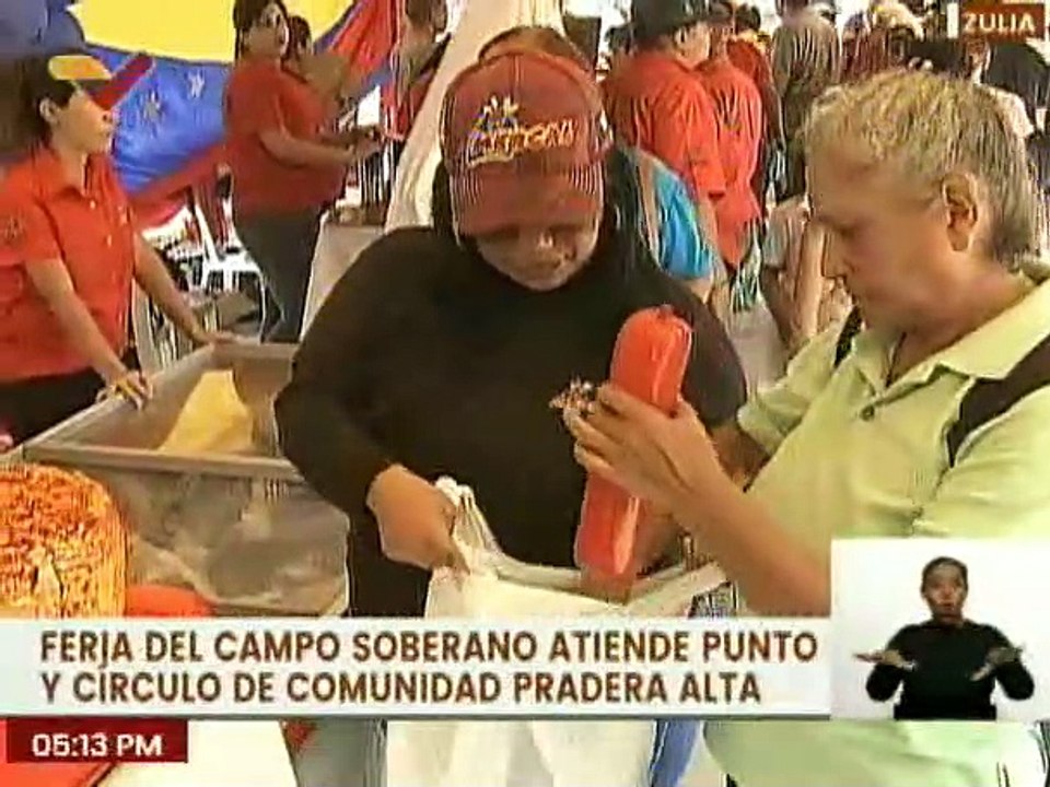 Zulianos adquieren productos a precios asequibles en la Feria del Campo Soberano