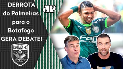 "ISSO É UM ALERTA pro Palmeiras, cara! Pode ter CHEGADO A HORA de..." DERROTA pro Botafogo DEBATIDA