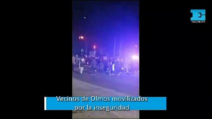 Vecinos de Olmos se movilizaron por la inseguridad