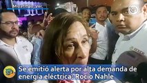 Se emitió alerta por alta demanda de energía eléctrica: Rocío Nahle