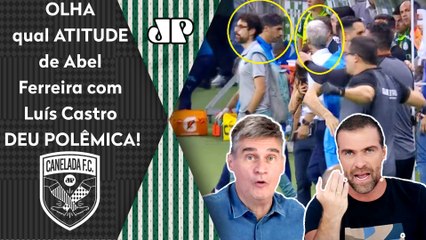 "NÃO! AÍ É UMA PALHAÇADA, pô!" OLHA qual ATITUDE de Abel Ferreira com Luís Castro DEU POLÊMICA!