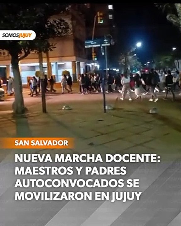 Movilización de docentes y padres