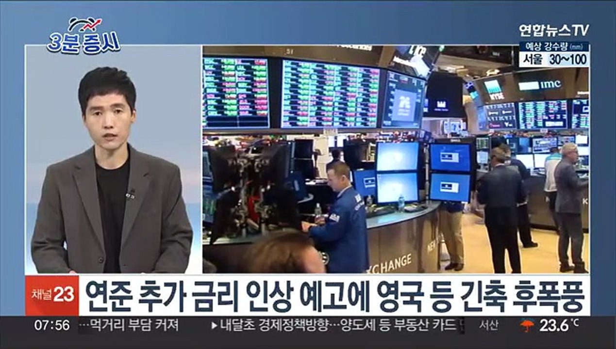 [3분증시] 뉴욕증시, 긴축 지속 우려에 하락…나스닥 1%↓