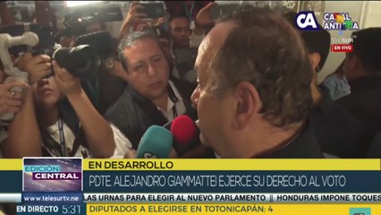 Guatemala: Pdte. Giammattei ejerce su derecho al sufragio