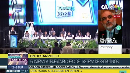 Sandino Asturias: Ha habido una participación importante, a pesar de que no hay datos oficiales