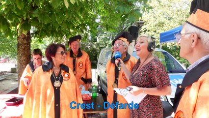 France Bleu Drôme Ardèche en direct de Crest, la confrérie de la Défarde