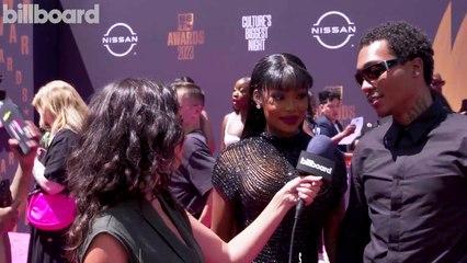 Summer Walker & Lil Meech Talk Busta Rhymes Getting the Lifetime Achievement Award & More | BET Award 2023