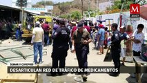 Semar y Cofepris desarticulan red de tráfico de medicamentos en farmacias de Guerrero