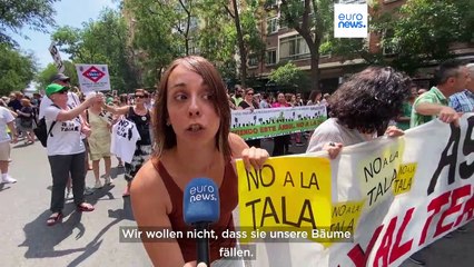 Kampf um Metro Linie 11: "Wir sind hier in Spanien, wir brauchen die schattenspendenden Bäume"