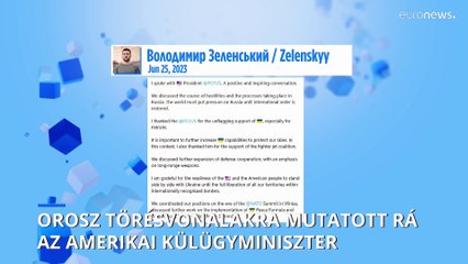 Orosz törésvonalakra mutatott rá az amerikai külügyminiszter