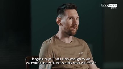 下载视频: Trophies matter, not personal records - Messi