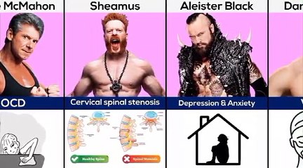 WWE Wrestlers Who Suffered With llnesses-Disorders