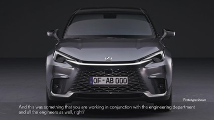 Lexus LBX Design story - spindle