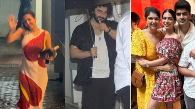 Arjun Kapoor Birthday Party में Malaika Arora & Anshula अपने Boyfriend के साथ पहुंची! | FilmiBeat
