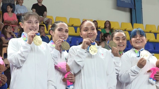 El equipo femenino de México cumple expectativas y gana oro en gimnasia artística