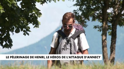 Henri, le héros de l'attaque d'Annecy, reprend son pèlerinage