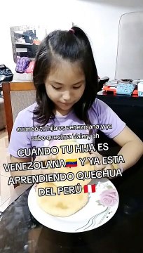 Eso es un lujo : Niña venezolana sorprende a todos por aprender quechua