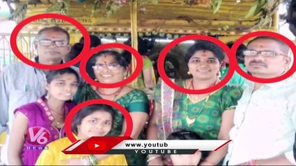 Car Hits Tipper  At Katakshapur _ 4 Members Lost Life _ Atmakur _ V6 News
