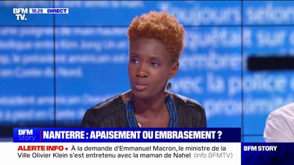 Mort de Nahel: "Quel que soit le comportement de la personne et son passif, on a aujourd'hui plus de risques d'être victime de tirs de la police", estime Rokhaya Diallo