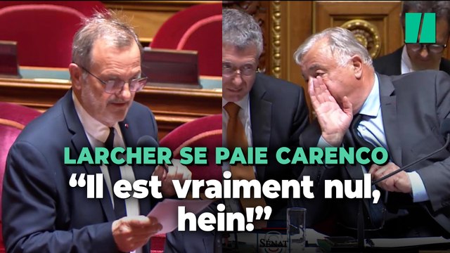 Gérard Larcher se paie le ministre des Outre-mer Jean-François Carenco en pleine séance au Sénat