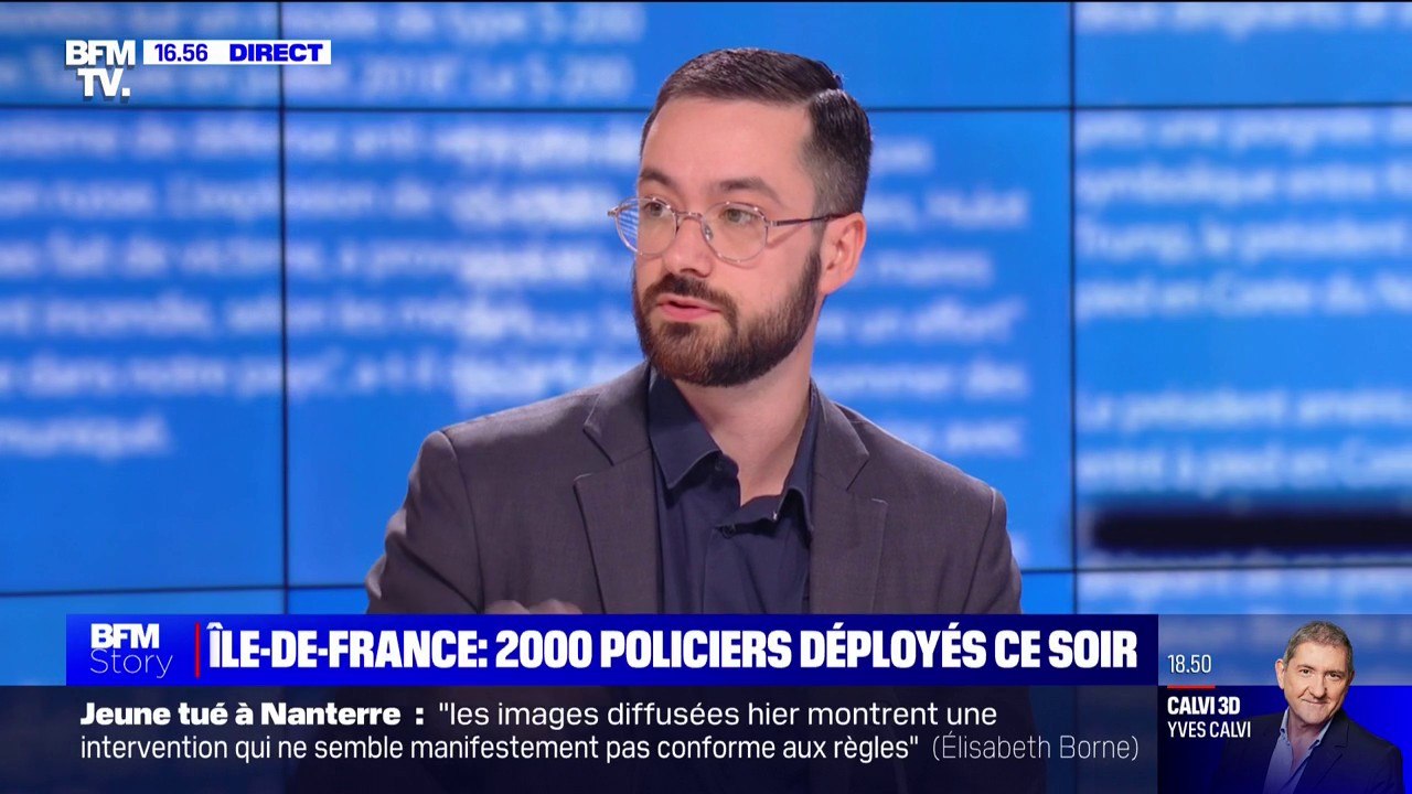 Mort de Nahel à Nanterre: "Je n'appelle pas au calme, j'appelle à la justice", affirme David Guiraud (LFI)