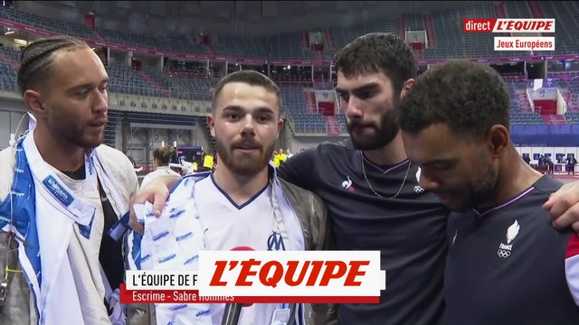 Patrice : «On va chercher l'or» - Escrime - Jeux Européens