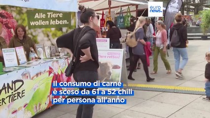 Germania sempre più vegetariana, -9 kg di carne in cinque anni per ogni tedesco