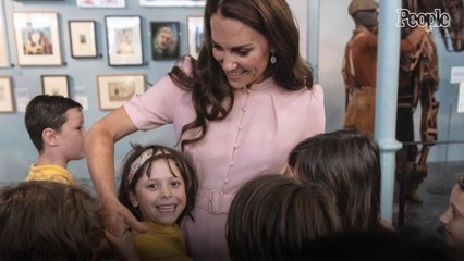 Kate Middleton Channels Barbiecore (Again!) to Open Children's Museum — and Gets Hug Swarmed by Kids