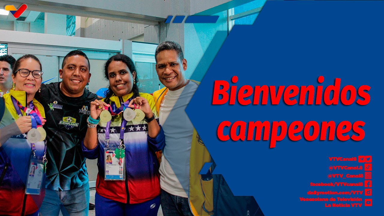 Deportes VTV | Arriban a Venezuela medallistas...